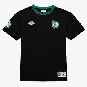 Boston Celtics 2008 NBA Finals Vintage Jacquard Ringer Tee Mitchell & Ness XXXXL